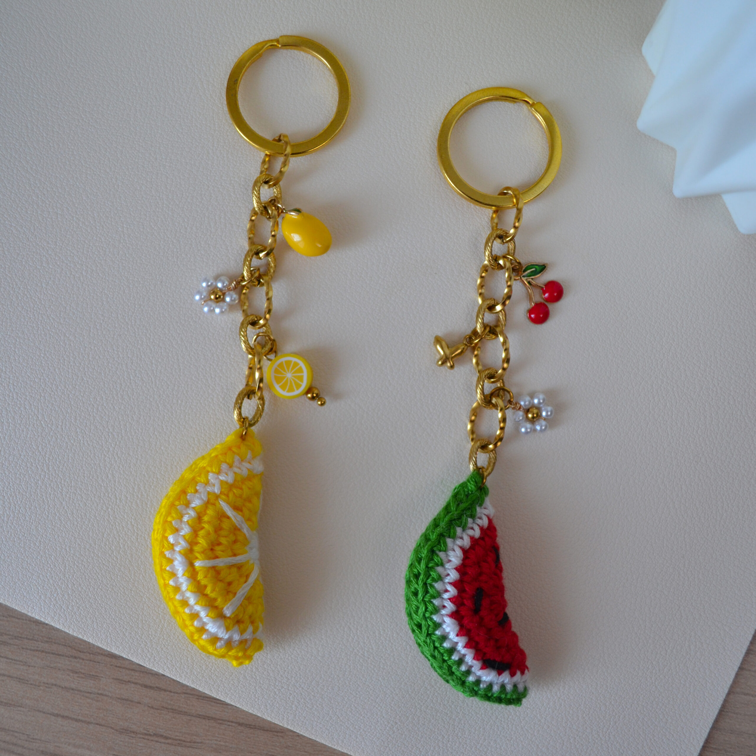 Porte-clé fruité et bijou de sac - Dolce Agrume